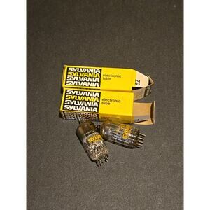 Sylvania Electronic Tube 7GS7 Lot Of 2